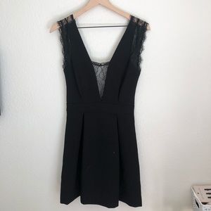 BCBG Black Lace Mini Dress